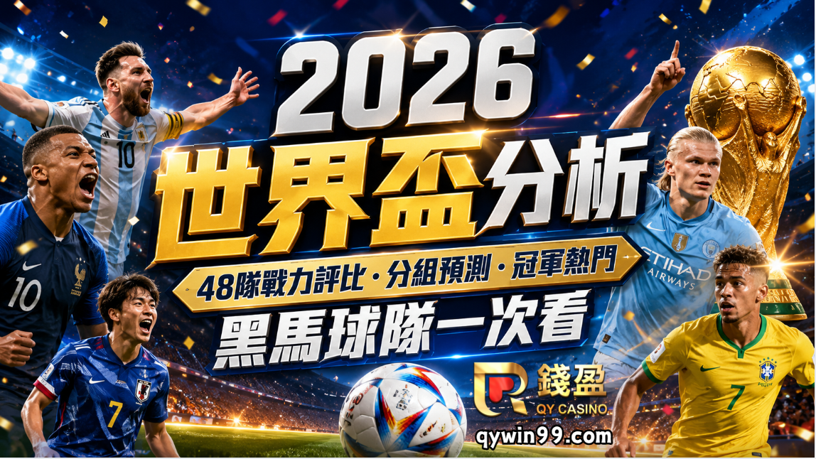 【2026世界盃分析】48隊戰力評比、分組預測、冠軍熱門與黑馬球隊一次看（上篇）