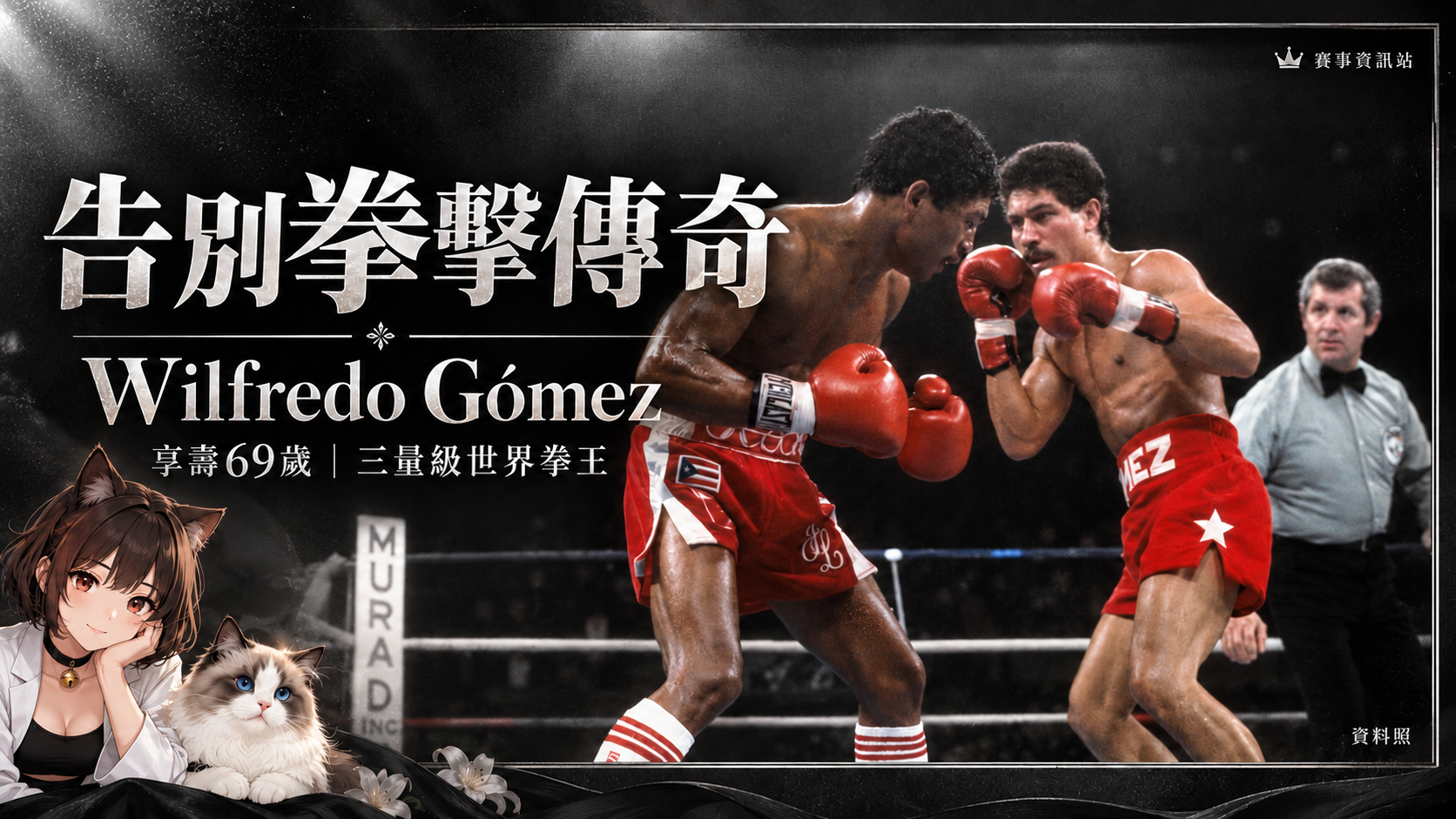 拳擊傳奇Wilfredo Gómez逝世，享壽69歲！17次KO衛冕留下歷史紀錄