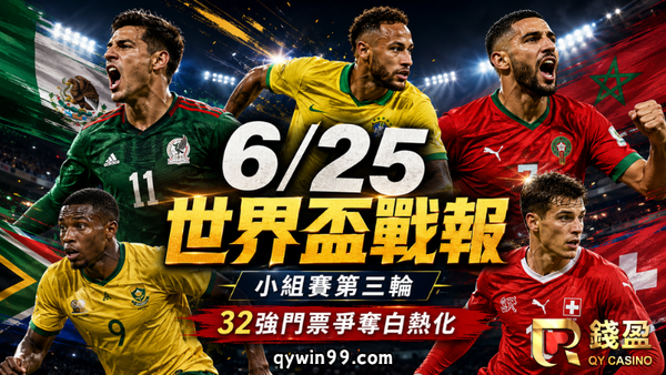 【2026FIFA世界盃】6/25戰報：墨西哥9分完美晉級，南非爆冷韓國搶下32強門票！