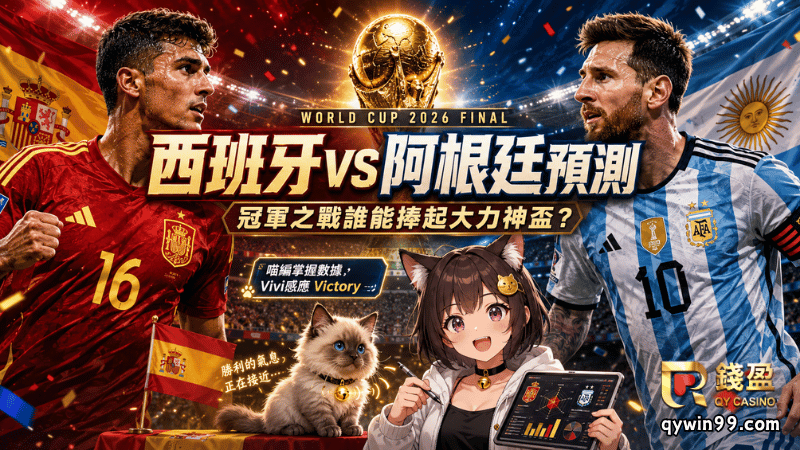 【2026FIFA世界盃冠軍戰】7/20西班牙vs阿根廷預測！Yamal、Messi新舊世代爭奪大力神盃