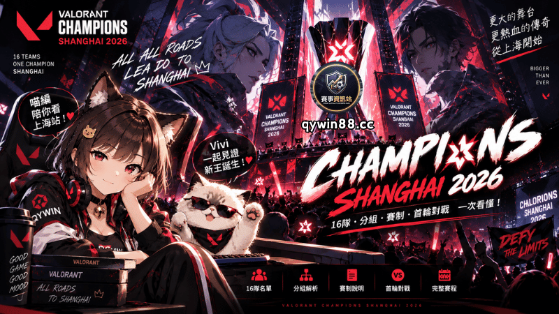Champions Shanghai 2026賽程懶人包｜16隊、分組、賽制、首輪對戰